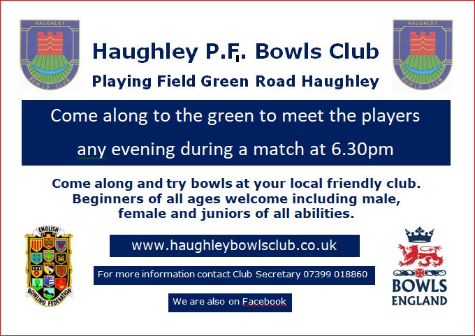 Haughley Playing Field Bowls Club Join our Club