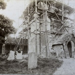 Restoration of Mickleham Church. May 1891