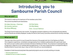Sambourne Parish Council Home