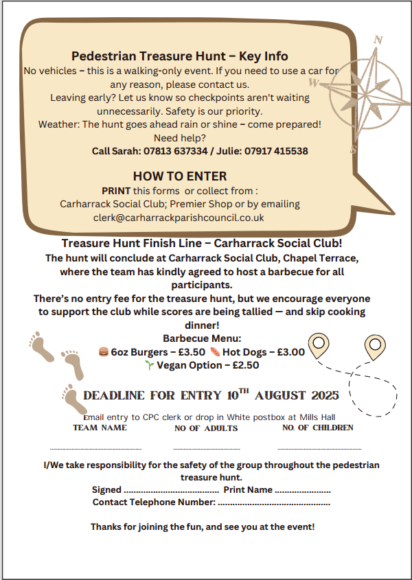Pedestrian Treasure Hunt