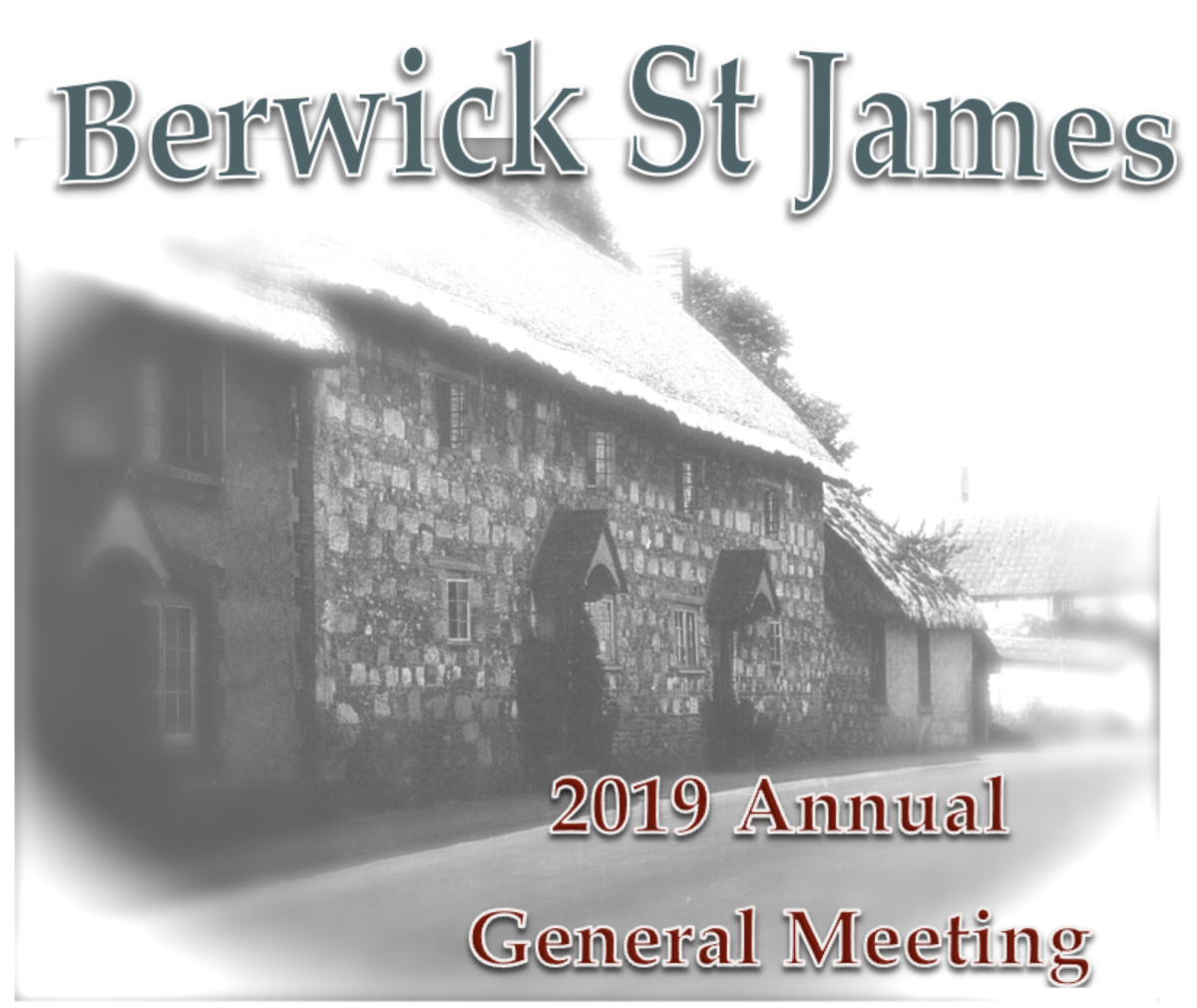 Berwick St James Parish AGM - 30th  May 2019