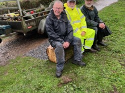 Job done and a little damp