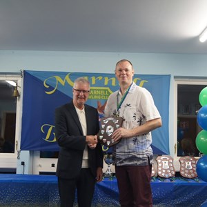 2 Wood Singles Winner, Andrew Stott