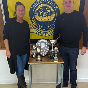 Louise Mason and Darren Gibbes at the Annual Awards Ceremony, November 2025