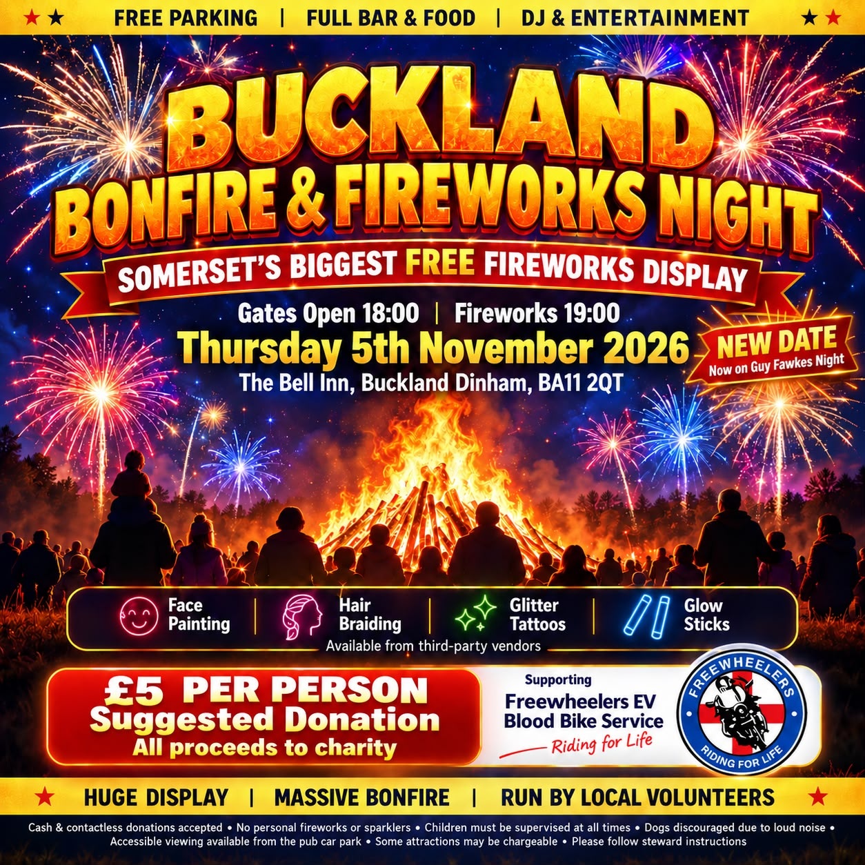 Buckland Dinham Nov 5 - Fireworks!