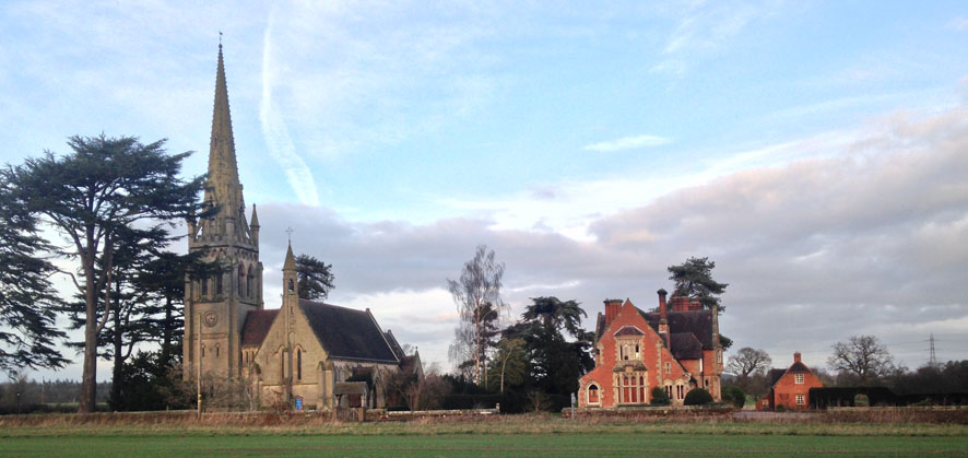 Leaton Church and Vicarage