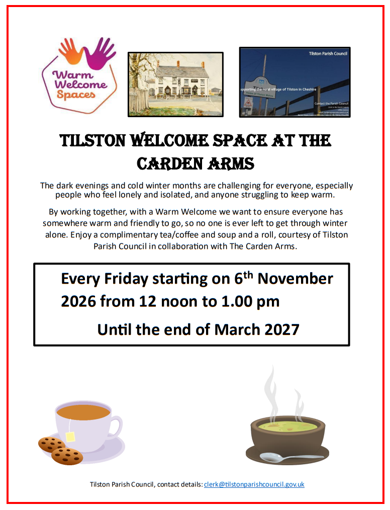 Tilston Welcome Space at the Carden Arms