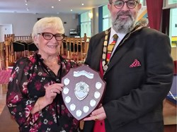 Pamela Keene, winner of the Arthur Denyer Shield