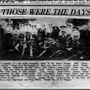 1914 Ashendon Clun feast