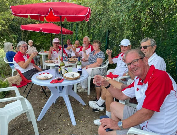 Cheers from the patio!