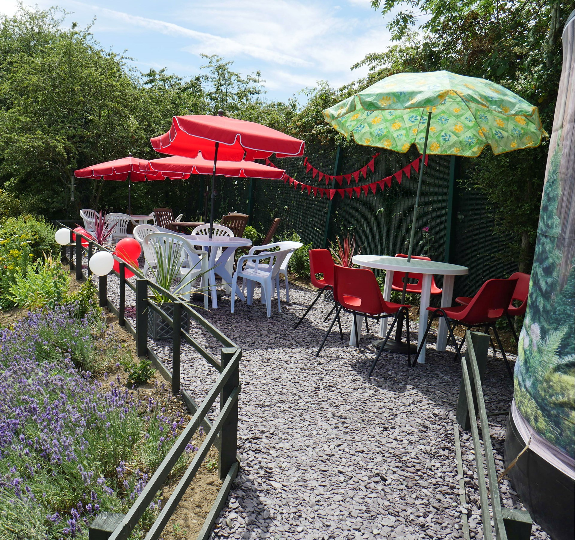 Mowsbury Park Bowls Club Bedford Presidents Day/New Patio