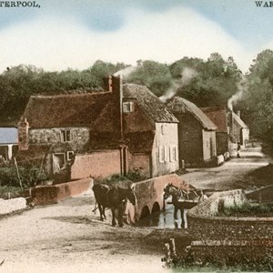 Bridge and Ford over River Meon 1910