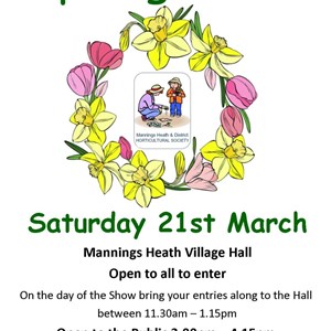Mannings Heath & District Horticultural Society Spring Show 2026