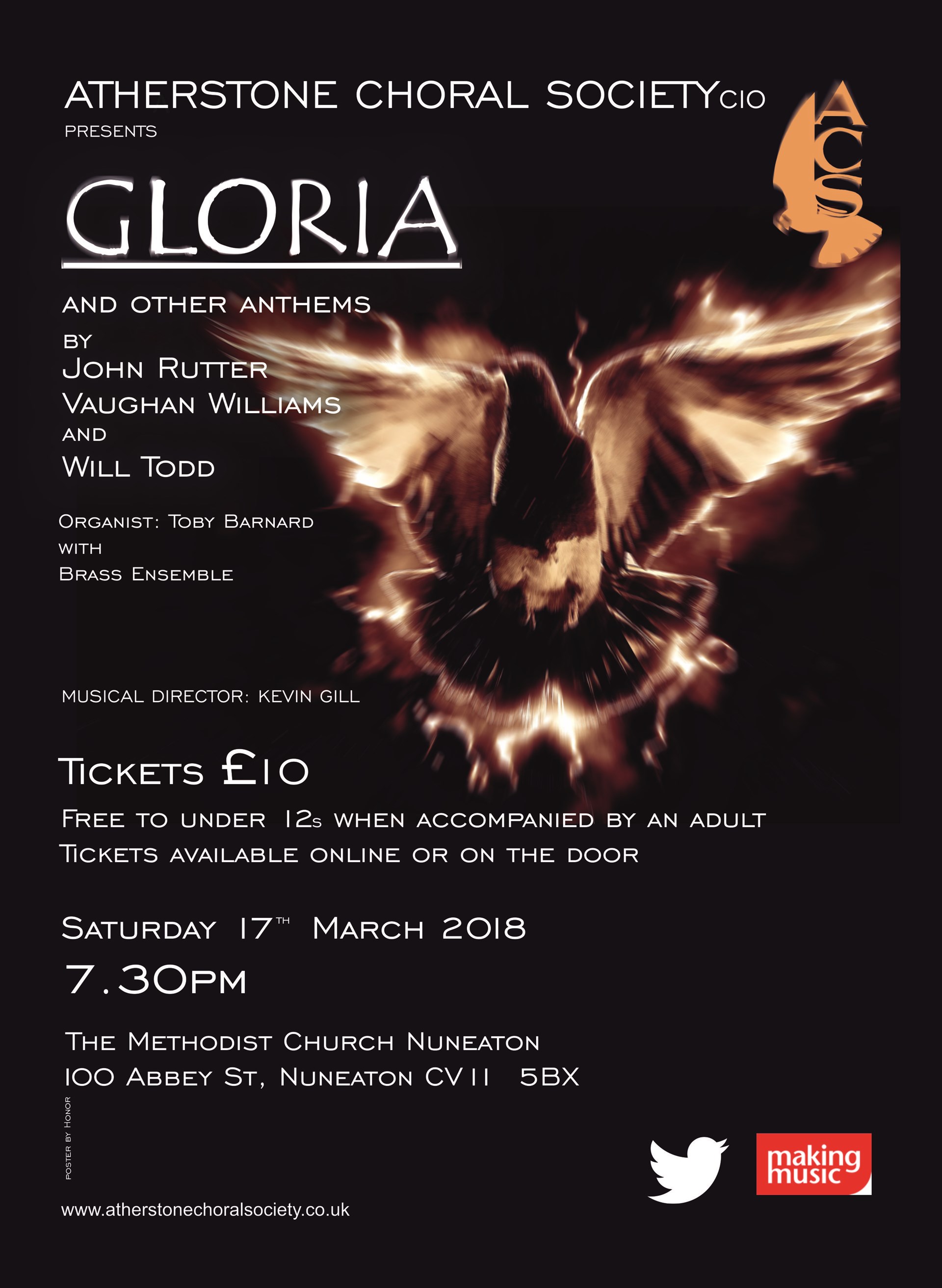 Atherstone Choral Society cio Concert information