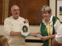 Handing over the Bannerette by Dee