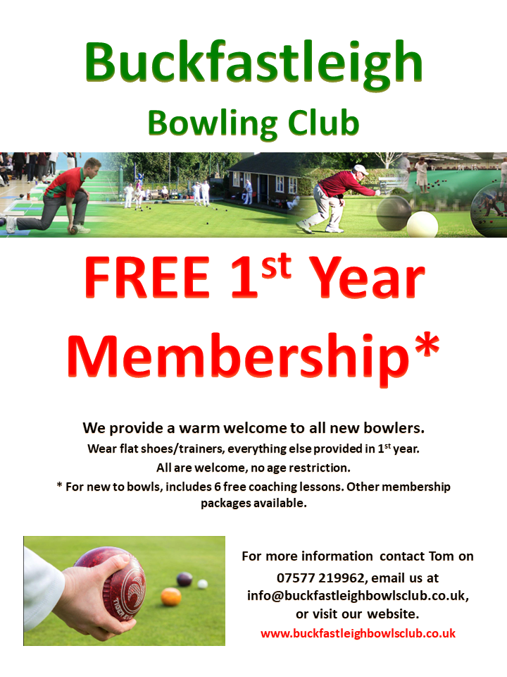 Buckfastleigh Bowling Club Membership