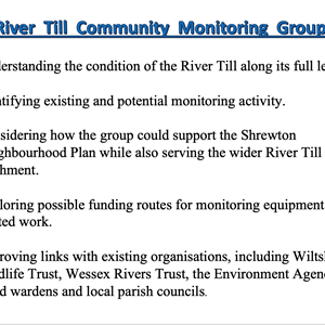 Berwick St James Parish River Till Community Monitoring Group