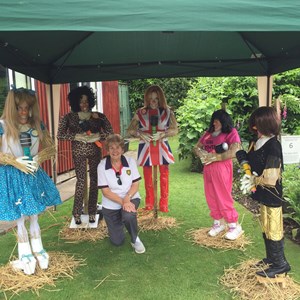 Tricia's Spice Girls Scarecrows