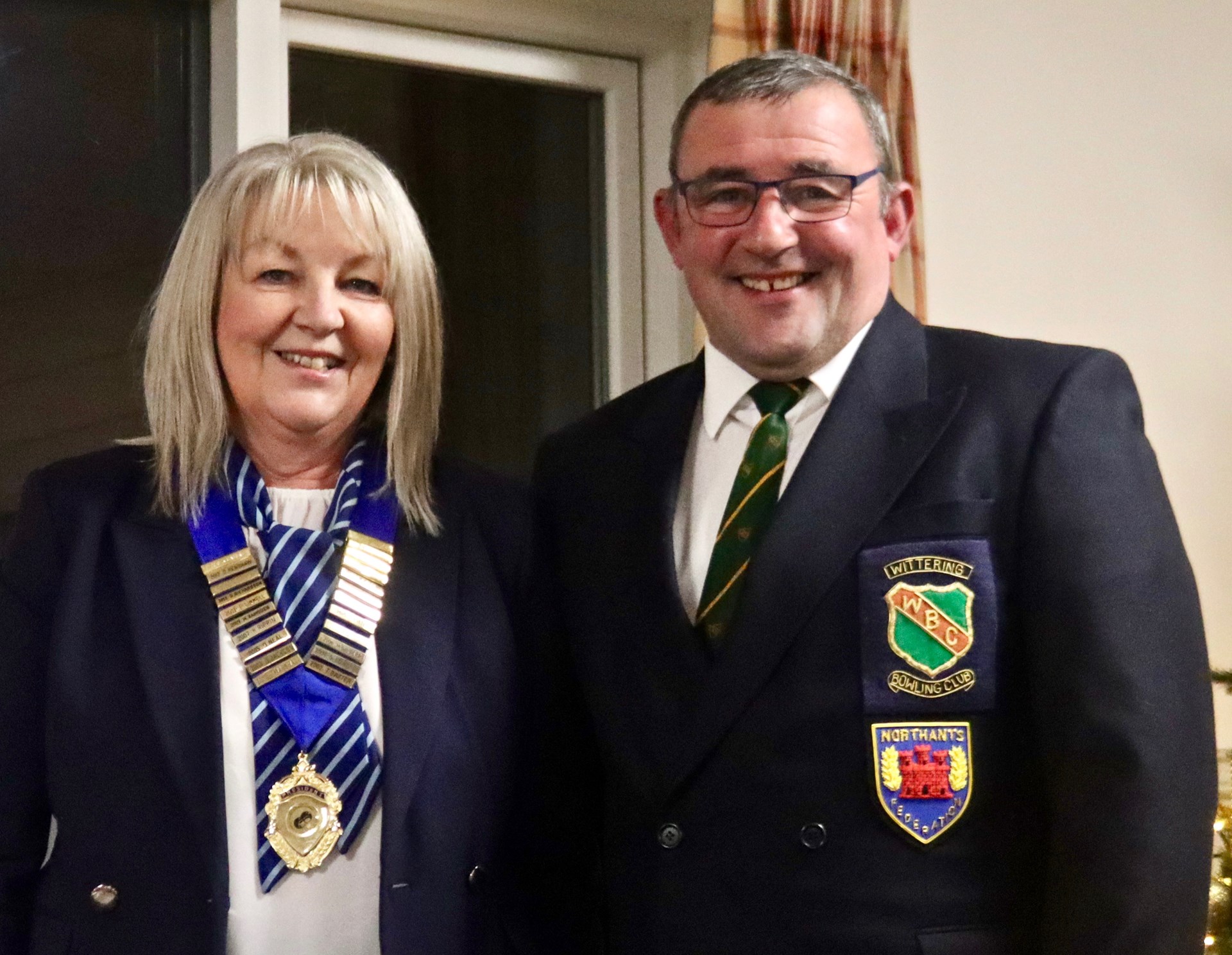 2022 President Ally McNaughton hands over to Rita Downs, President for 2023