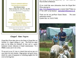 Bucklebury History Group Chapel Row Fayre