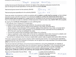 AGAR 2024-5 Cert of Exemption