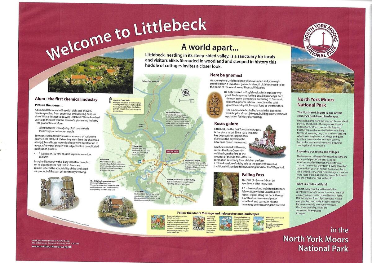 Eskdaleside cum Ugglebarnby Littlebeck Village Trail by NYMNPA
