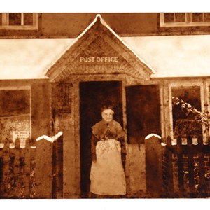 Mrs Hill postmistress circa 1890