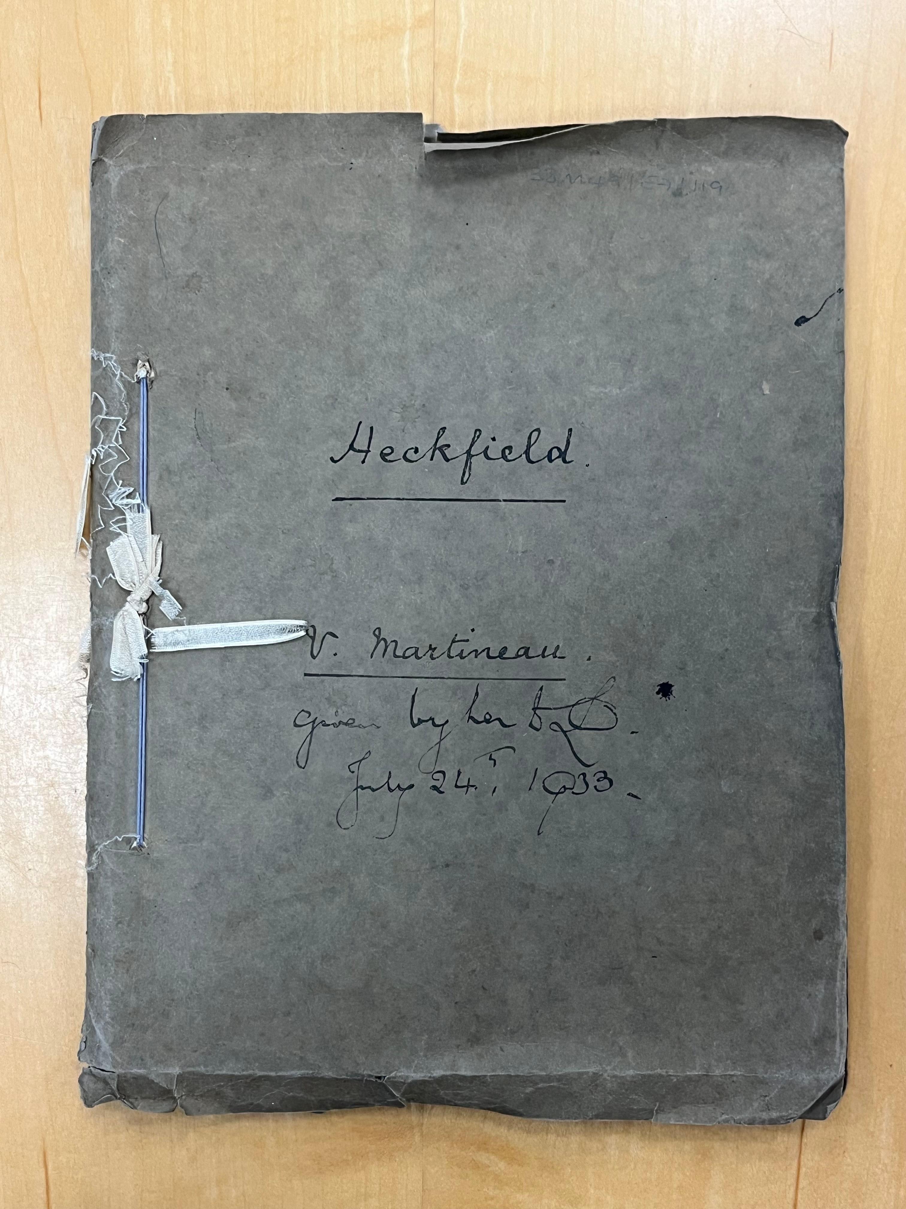 Parish of Heckfield Violet Martineau