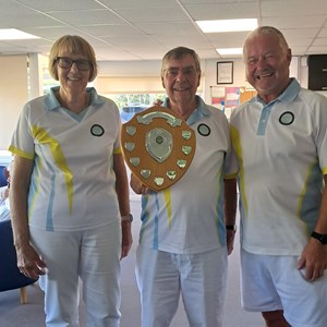 The Olympic Shield winners - Pat Taylor, Roy Whittington & Paul Hooton
