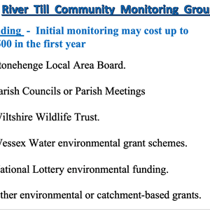 Berwick St James Parish River Till Community Monitoring Group
