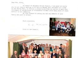 1994 Olive Story's retire as the oldest postmistress in Britain