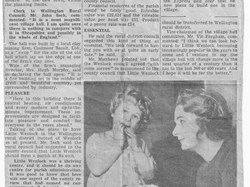 Little Wenlock Village Hall From the past