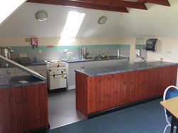 There will be small kitchen facility downstairs