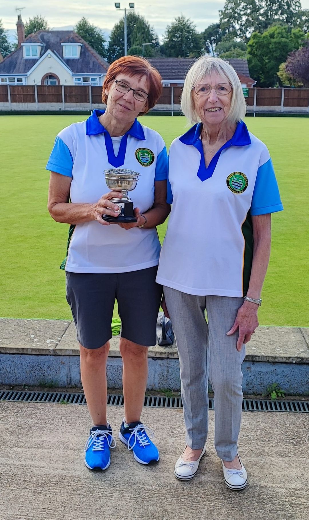 Ladies Singles Champion Jane Cooling With Anita Phillips Runner Up.