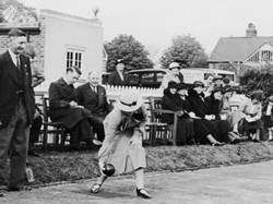In May 1936 the Handcross Bowling Club vacated the green at its previous location behind the Red Lion and moved to its present headquarters adjacent to the Parish Hall.
