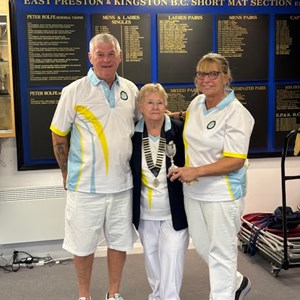 Mixed Drawn Pairs Winners - Chris New & Ellen David