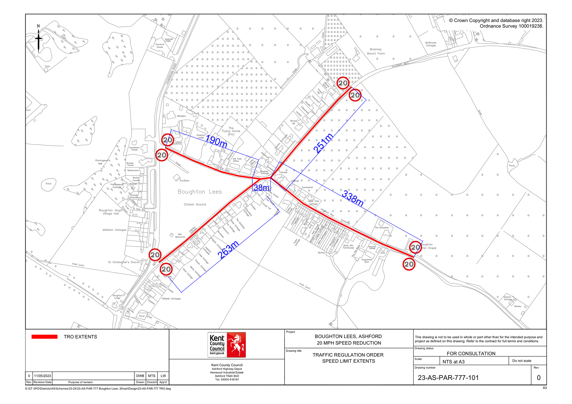 Boughton Aluph & Eastwell Parish Council 20 mph Zone & KCC Highways Improvement