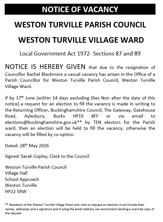 Weston Turville Parish Council  Home