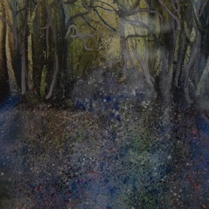 'Woodland Walk' Watercolour by Freda Harris
