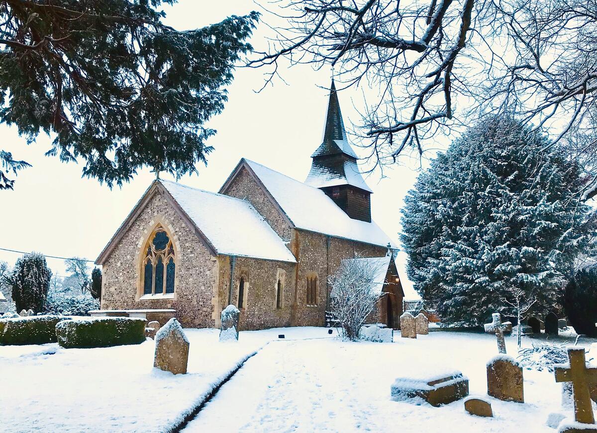 All Saints Church, Hannington. Winter 2022/23