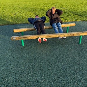 ... on the Sit Up Beams