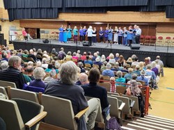 Onstage at Kendal Street Choirs 2023