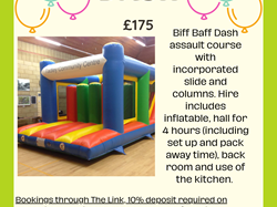 Biff Baff Dash Party £175