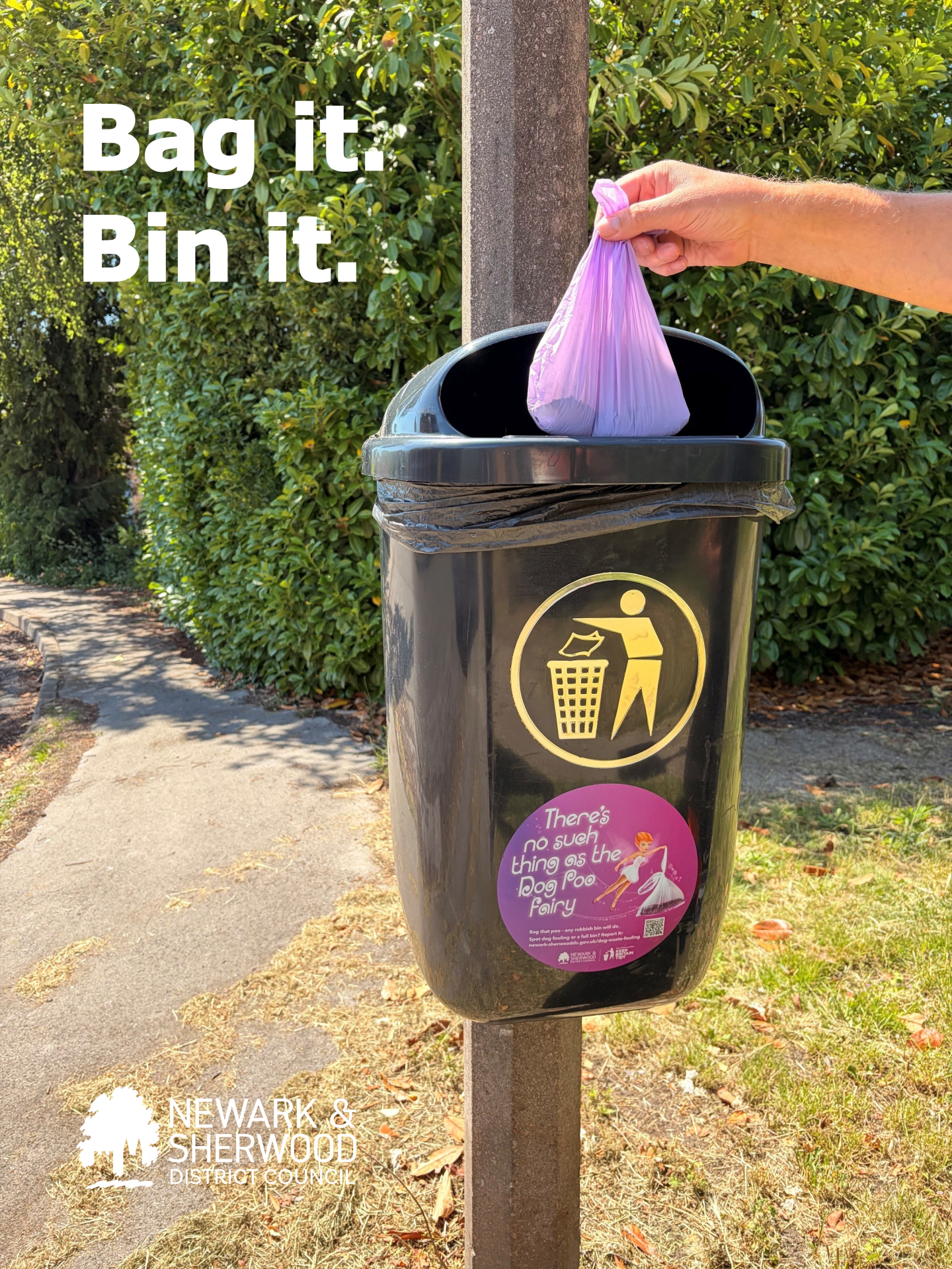 Bag it. Bin it. Poster