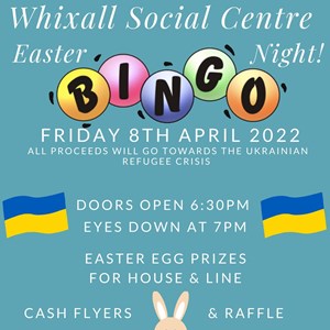 Whixall Social Centre Bingo Night for Ukraine