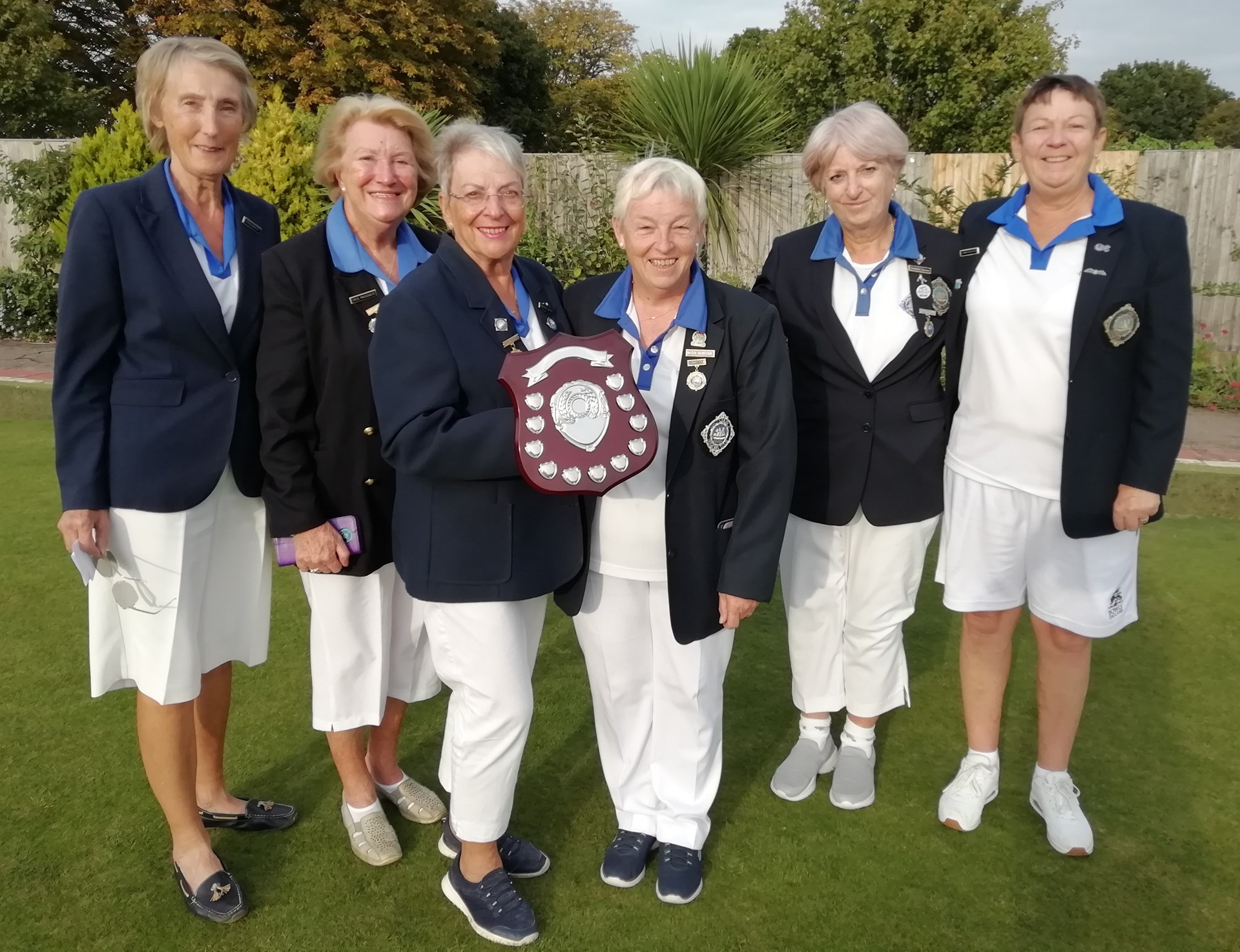 Heron League Players in the Finals Day, from left to right, Patricia Vaz, Barbara McGillicuddy, Chris Murphy, Maggie Porter, Penny Smith and Tracy Hamilton