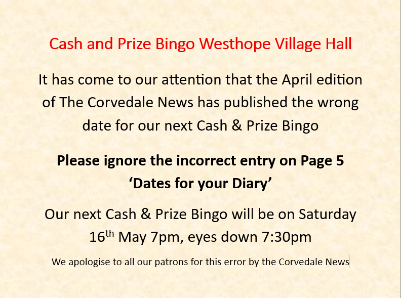 Diddlebury Parish Council WestHope Village Hall