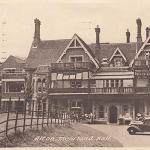 Moorland Hall - Postmarked 10.07.1953