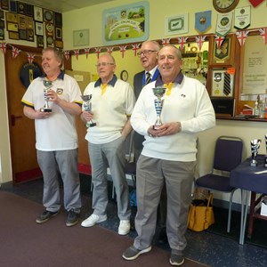 Triples Trophy Winners, Kevin Mann, Geoff Mills, Roy Cooper