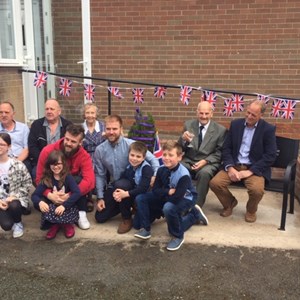 Whixall Social Centre Commemorative Bench Unveiling 29 May 22